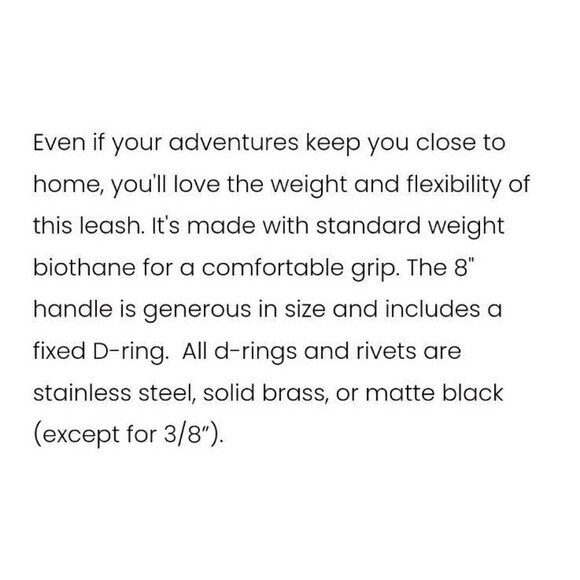 OLIVER & ASH DESIGNS CUSTOM DOG LEASH DARK GREEN & COGNAC BROWN BRASS HARDWARE - Picture 9 of 14